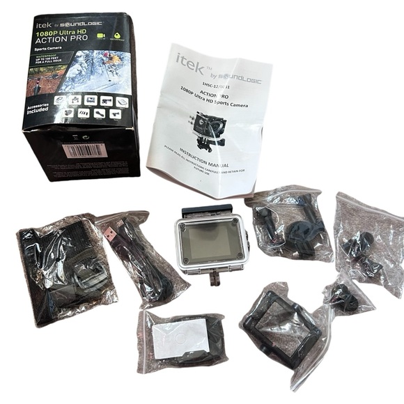 ITEK 1080P Ultra HD Action Pro Sports Camera Go-Pro Waterproof with Box - Picture 4 of 4